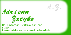 adrienn zatyko business card